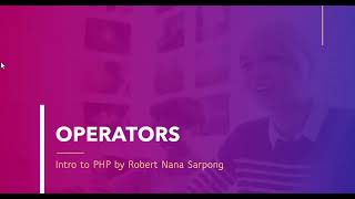 10. Logical Operators