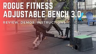 Rogue Fitness Adjustable Bench 3.0 | Review and Instructions