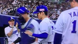 【根尾昂】回跨ぎ🌈4回満塁5回満塁も無失点！今季20試合目の登板⚾️粘投！最後に首振りも😊　解説⚾️鈴木孝政さん4番三振も評価　#根尾昂