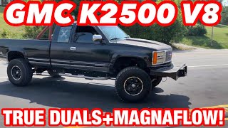 1993 GMC K2500 5.7L V8 TRUE DUAL EXHAUST w/ MAGNAFLOW!