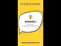 Goodwill | 1 Business Terminology Everyday | CA Raja Classes