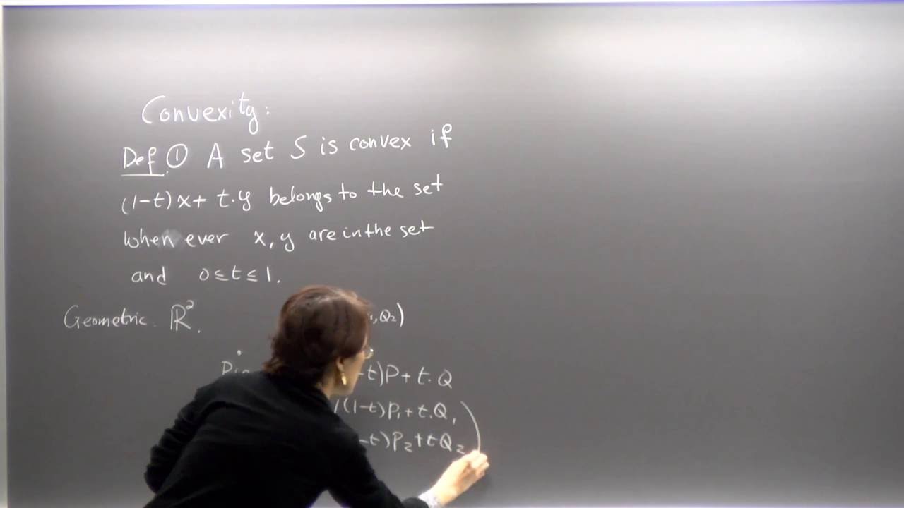 Linear Programming, Lecture 12. Convexity. - YouTube