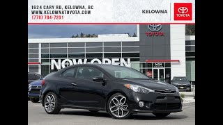 Black 2016 Kia Forte Koup T-GDI Review Kelowna BC - Kelowna Toyota