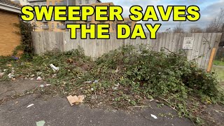 We Commandeered Local STREETSWEEPER to Clean-up Fly-tip!! FREE Fly-tipping Clearance (Part 2)