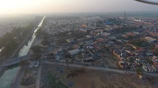 TOHANA the city of canal top view