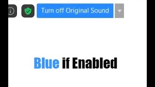 How to Enable Original Sound