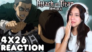 ARE WE NOT FRIENDS!? | ATTACK ON TITAN | Reaction 4X26