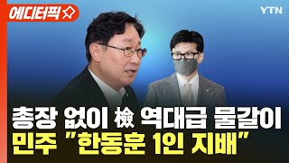 [에디터픽] 총장 없이 檢 역대급 물갈이..민주 \