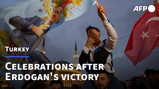 Celebrations in the streets of Istanbul after Erdogan's victory | AFP