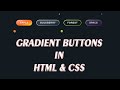 Animated Gradient Buttons on Hover Using HTML & CSS