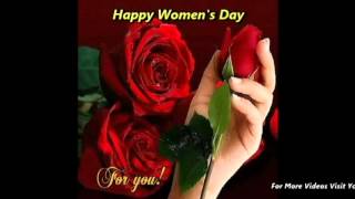 Happy Women's Day Flowers For You Beautiful Lady
