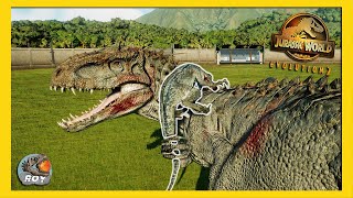 INDOMINUS REX VS BLUE, CHARLIE, DELTA \u0026 ECHO ► JURASSIC WORLD EVOLUTION 2 FR - royleviking