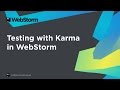 WebStorm - Karma Integration