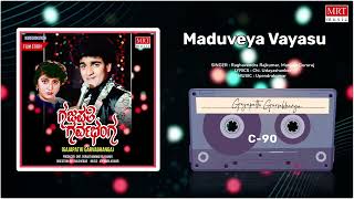 Maduveya Vayasu | Gajapathi Garvabhanga | Raghavendra Rajkumar, Malashri | Kannada Movie Song |