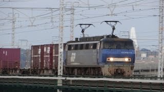 JR貨物 東海道本線 貨物列車1090レ・1060レ 2014/12/23