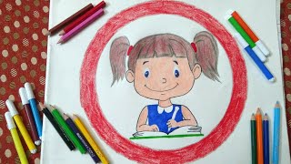 Save Girl Child Cartoon Drawing Ll Beti Bachao Beti Padhao
