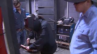 RAW VIDEO: Elgin students teaching welding techniques