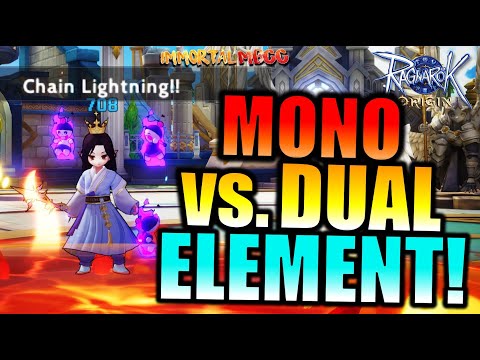 WARLOCK: MONO VS. DUAL BUILD DMG TEST!! - RAGNAROK ORIGIN