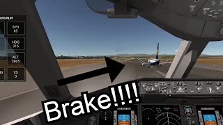 Near Collision at Madrid!!! Air Europa B787-9 and Ryanair B737 | RFS - Real Flight Simulator