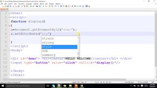 How to apply css dynamically using JavaScript?.