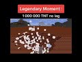 1000000 TNT blast in Minecraft with no lag ||world record||