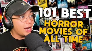 RANKING THE 101 BEST Horror Movies of ALL TIME