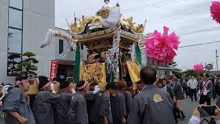 【播州福崎秋祭り】高橋区・西治区　令和５年　本宮　福伸電機　練り合せ