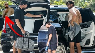 "Travis Kelce Spotted Shirtless After Intense Florida Workout with Ross Travis & Kumar Ferguson!"