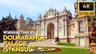 Dolmabahçe Palace, Istanbul (2024) Walking Tour | Last Palace of Ottoman Empire a Must Visit | 4K