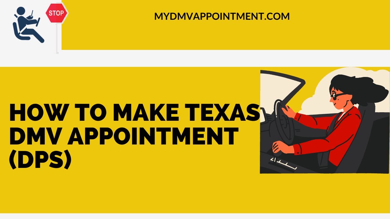 How To Schedule Texas DMV Appointment (DPS) - YouTube