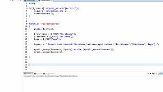 Insert Data Into a Database using Android, PHP, MySQL, JSON Part 1 2