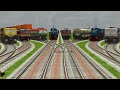 8 TRAINS FUMIKIRI CROSSING🚦Fumikiri Railroad Crossing Animation #train #fumikiritrain