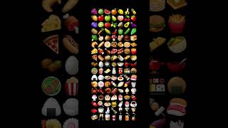 all food emojis in 1