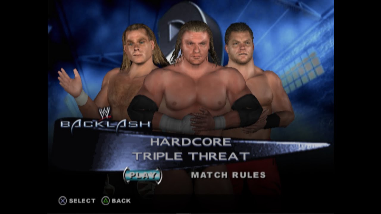 WWE - Shawn Michaels Vs. Triple H Vs. Chris Benoit (ALL COM) - Backlash ...