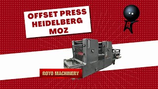 Offset Press Heidelberg MOZ | Impresora 1994 Heidelberg MOZ