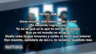 Amenazzy, Nicky Jam & Farruko - Baby (Letra)