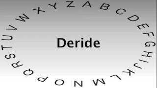 SAT Vocabulary Words and Definitions — Deride