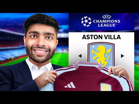 Me convierto en el gerente del Aston Villa…