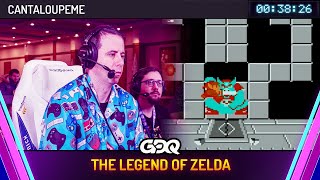 The Legend of Zelda by Cantaloupeme in 38:26 - Awesome Games Done Quick 2024