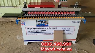 Máy dán cạnh mini 5 chức năng WD900 tự động cắt đầu cuối - hotline/zalo: 0395453990