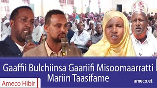 AMECO HIBIR: Gaaffii Bulchiinsa Gaariifi Misoomaarratti Mariin Taasifame 11/06/2017