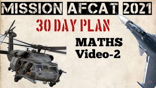 MISSION AFCAT 2021 Maths video-2