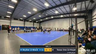 H Skyline 13 Black @ Texas One-13 Royal (2025.02.22)