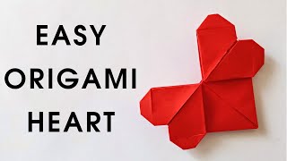 Easy origami HEART | How to make an easy paper heart | Origami valentine