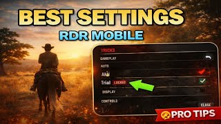 RDR 1 -: Best setting for Red Dead Redemption Netflix Mobile | RDR best aim for mobile