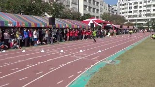 20151219新上國小17週年校慶 六年級男生四百接力決賽