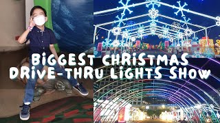 Biggest Drive-Thru Lights Show Ever! With Christmas Background music #youtube #trending #christmas