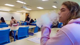 Vaping During An Exam…