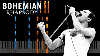Bohemian Rhapsody - Piano Karaoke / Accompaniment / Piano Tutorial