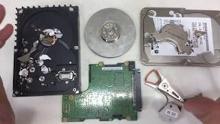 15 Year Old Fujitsu 73GB/10.000RPM Server Hard Disk Teardown (All the Chips)